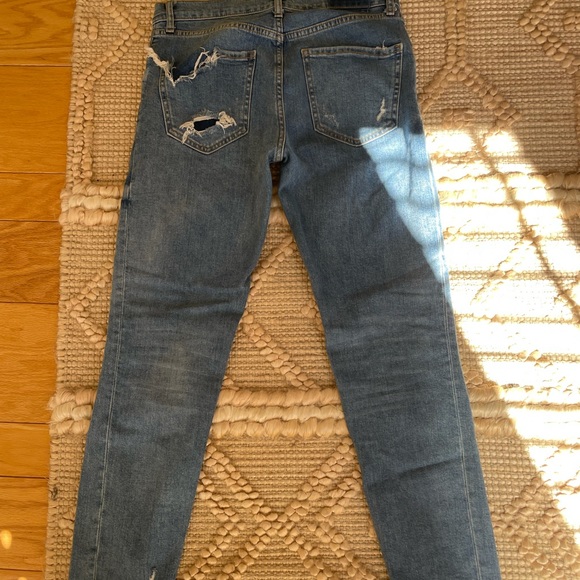 Distressed Zara denim size 4 - Picture 2 of 4